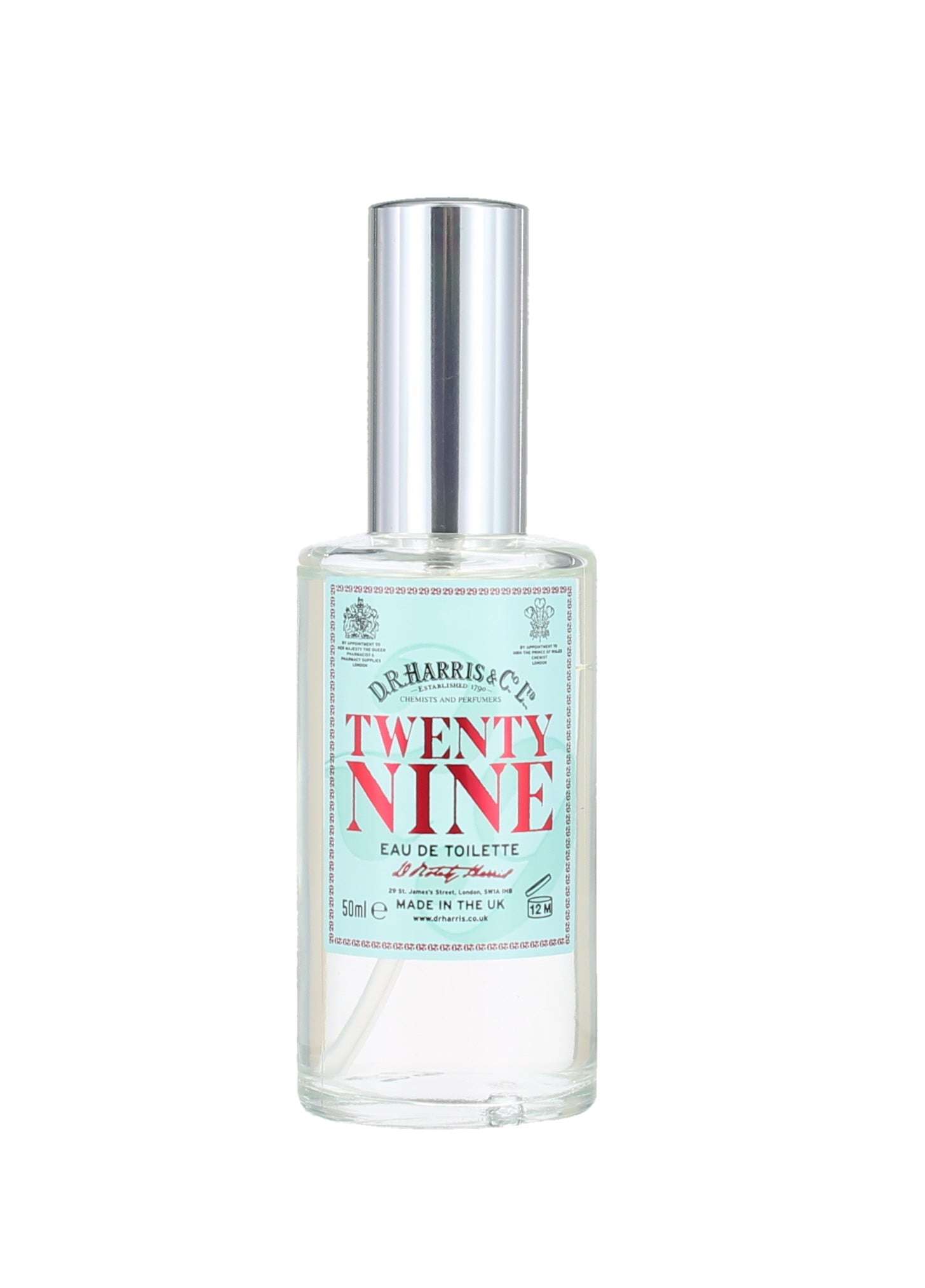 D.R. Harris Twenty Nine Eau de Toilette Cologne, 50 ml Spray